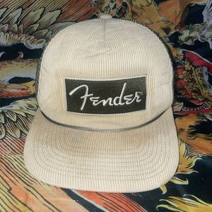 Fender corduroy snapback hat